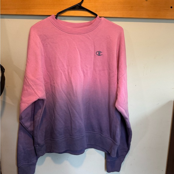 Champion Women's Gradient Crew Neck Sweatshirt - Picture 1 of 2